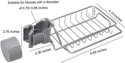 Stainless Steel Faucet Hanging Shelf Sponge Holders